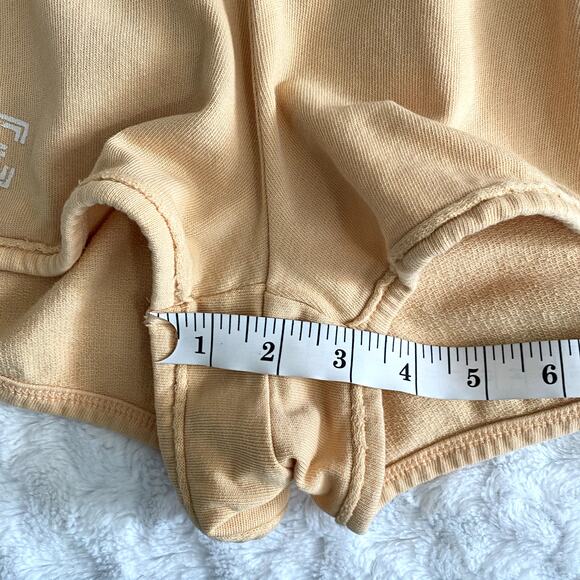 Anthropologie Daily Practice Peach Orange For Love Jersey Knit Shorts S - Picture 9 of 9
